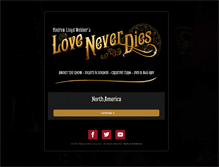 Tablet Screenshot of loveneverdies.com